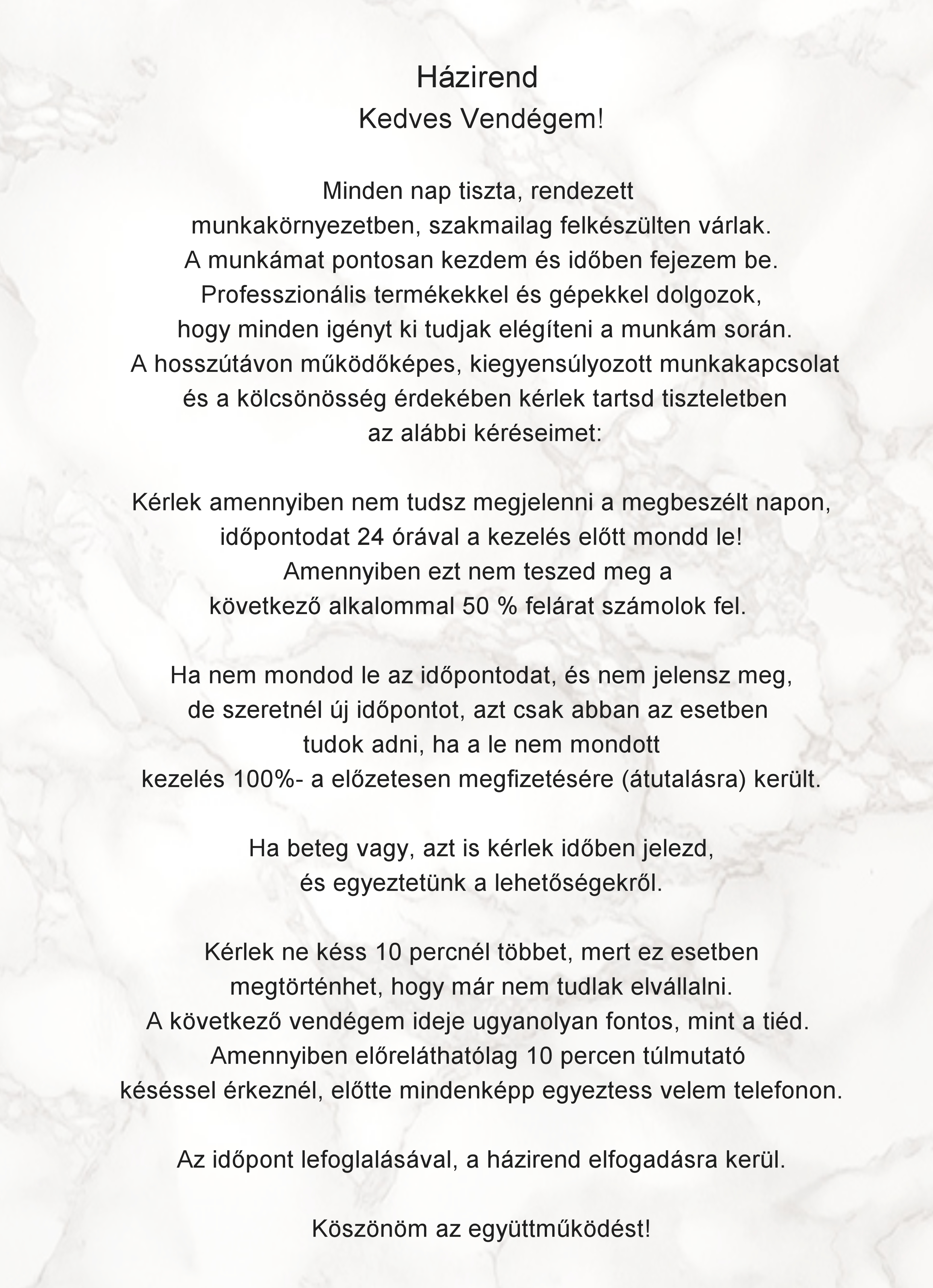 H�zirend a szolg�ltat�sokhoz
